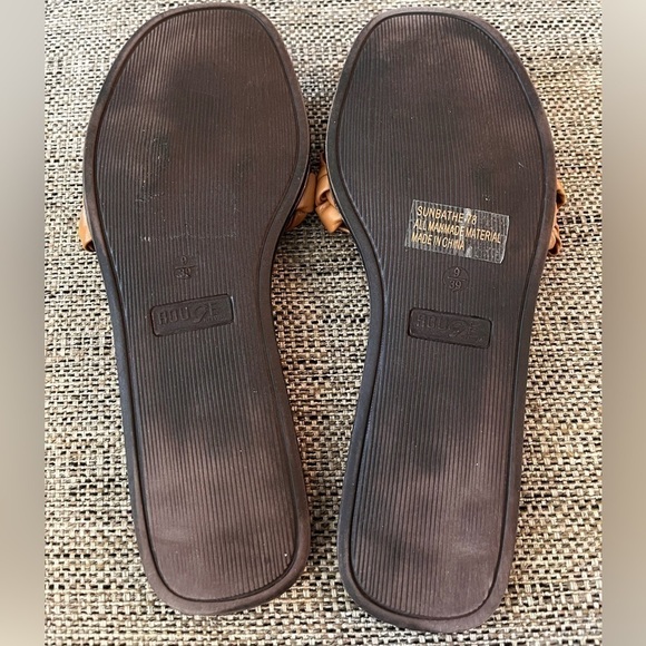 ROUGE PUFFY BRAIDED SLIDES - Picture 6 of 7